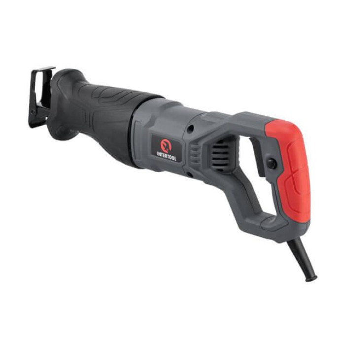 Шабельна пила INTERTOOL DT-0400, 710 Вт, 0-2800 об/хв, макс. різ 115 мм, хід пилки 20 мм