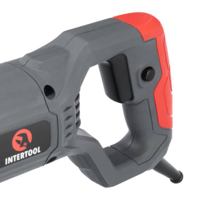 Шабельна пила INTERTOOL DT-0400, 710 Вт, 0-2800 об/хв, макс. різ 115 мм, хід пилки 20 мм