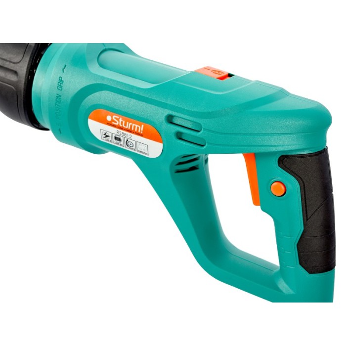 Шабельна пила (электроножівка) Sturm RS8812, 1200 Вт, 2600 об/хв, швидка заміна пилок, регулювання обертів