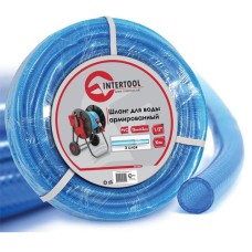 Шланг для воды 3-х слойный INTERTOOL GE-4051, 1/2", 10м, армированный, PVC