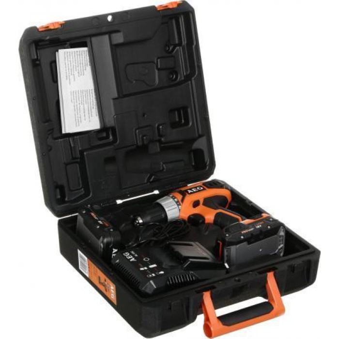 Шуруповерт-дриль акумуляторний AEG BS 18 G3 LI-152C, Li-Ion, 18 В, 1.5 Ач, 50 Нм, 2 акумулятора (4935464101)