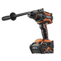 Шуруповерт-дрель ударный бесщеточный аккумуляторный AEG BSB 18BL LI-602C, 18В, 6 Ач, 140 Нм, 2 акк., кейс