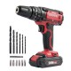Шуруповерт акумуляторний Worcraft CD-20LiP, 20, 1550 об/хв, 35 Нм, LED підсвічування, ударний режим,