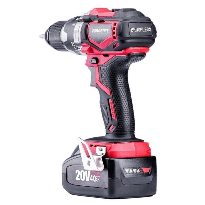 Шуруповерт акумуляторний Worcraft CHD-S20LiB, 20 В, без акк., 1650 об/хв, 55 Нм, LED підсвічування, 2