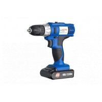 Шуруповерт акумуляторний Витязь ДА-18/2 Л, 18, Li-on, 2 акк, 2 А/год, 350-1350 об/хв, 2 шв., 20 Нм, кейс