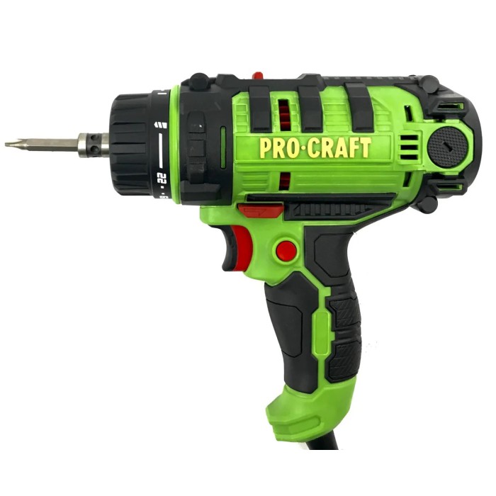 Шуруповерт мережевий PROCRAFT PB-1150 DFR патрон 2-х швидкісний