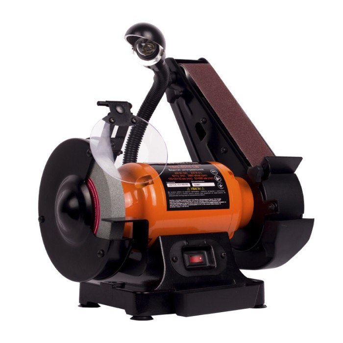 Верстат стрічково-шліфувальний Tekhmann TBG-4515 LB, 450 Вт, 2980 об/хв, диск 150х20х32 мм, стрічка 50×686 мм Верстат стрічково-шліфувальний Tekhmann TBG-4515 LB, 450 Вт, 2980 об/хв, диск 150х20х32 мм, стрічка 50×686 мм