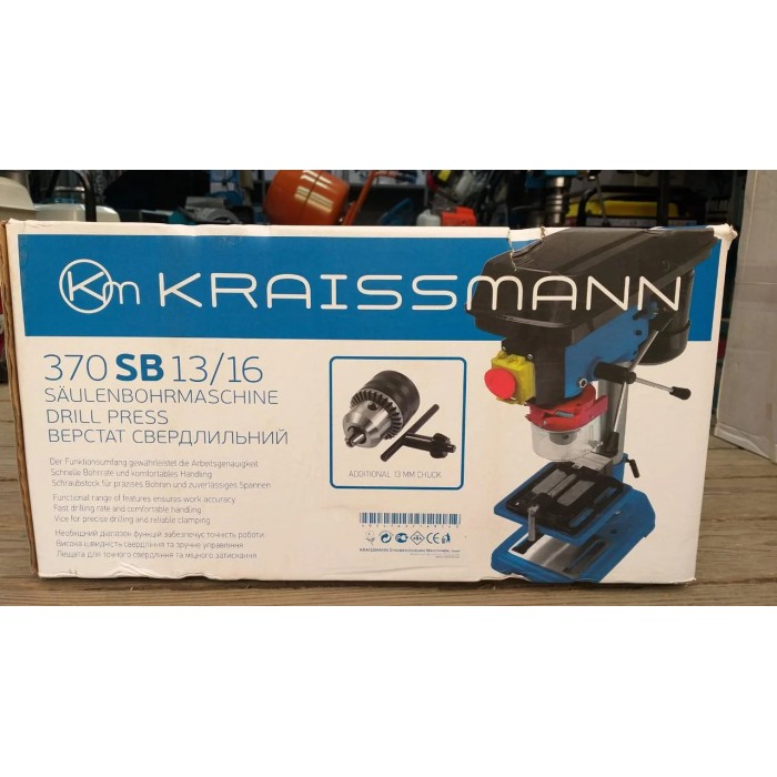 Верстат свердлильний KRAISSMANN 370 SB 13/16 (два патрона 13 і 16 мм) Верстат свердлильний KRAISSMANN 370 SB 13/16 (два патрона 13 і 16 мм)