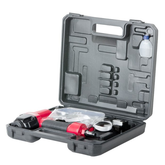 Степлер пневматичний комбінований під скобу і цвяхи INTERTOOL PT-1612