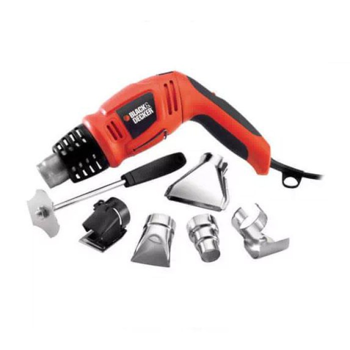 Строительный фен Black+Decker KX1693 (1.8 кВт 560°С + аксессуары и кейс)