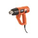 Будівельний фен Black+Decker KX2001K (2 кВт 600°C + аксесуари і кейс)