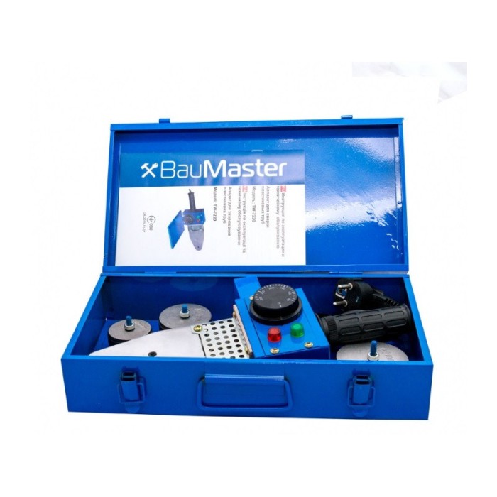 Зварювальний апарат для ПВХ труб BauMaster TW-7220 2000 Вт