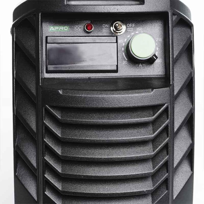 Зварювальний апарат інверторний APRO MMA-160, ел. 5мм, + набір кабелів