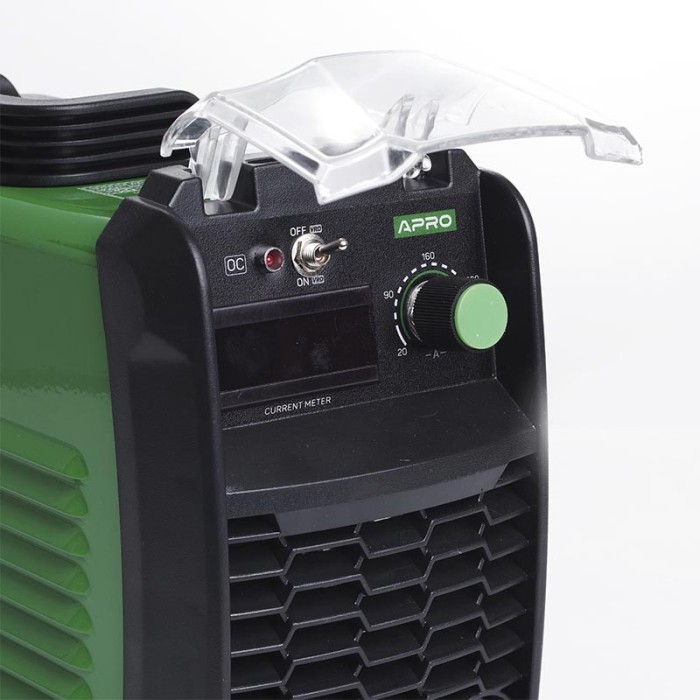 Сварочный аппарат инверторный APRO MMA-180, эл.5мм, + набор кабелей