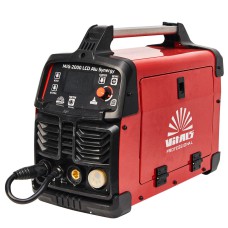Зварювальний апарат (напівавтомат) Vitals Professional MIG 2000 LCD Alu Synergy, 230 В, 7.5 кВт