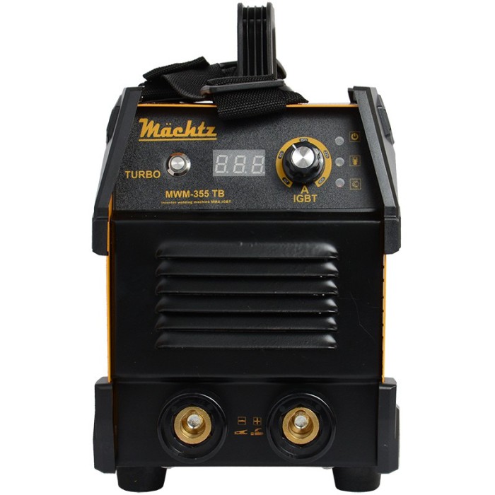 Зварювальний інверторний апарат Machtz MWM-355 TB, 8.5 кВт, зварювальний струм 20-300 А, діаметр електрода 1.6-5.0