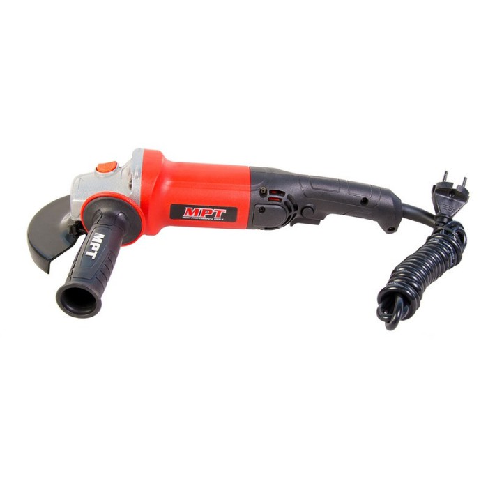 Кутова шліфувальна машина (болгарка) MPT MAGL9003.02, 125 мм, 900 Вт, 11000 об/хв, довга ручка