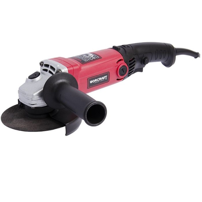 Кутова шліфувальна машина (болгарка) Worcraft WAG13-125V, 1300 Вт, 11000 об/хв, диск 125 мм, рег.