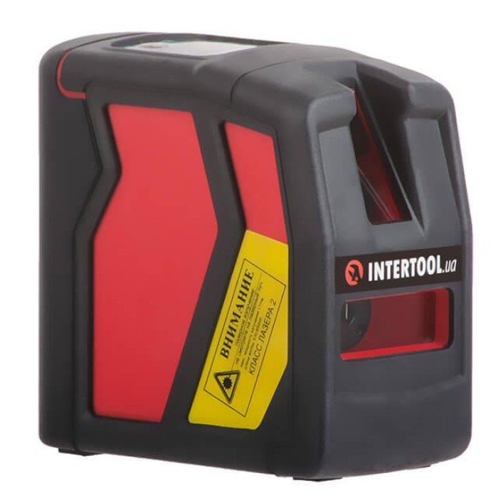 Рівень лазерний міні INTERTOOL МТ-3050, 2 лазерні головки
