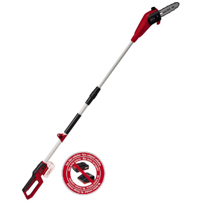 Высоторез аккумуляторный Einhell GC-LC 18/20 Li T-Solo, без аккум., шина 200 мм, 5,5 м/с, цепь и шина OREGON