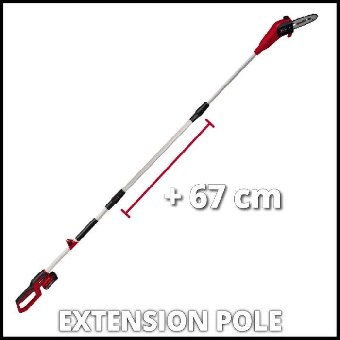 Высоторез аккумуляторный Einhell GC-LC 18/20 Li T-Solo, без аккум., шина 200 мм, 5,5 м/с, цепь и шина OREGON
