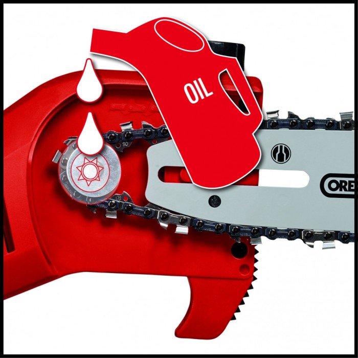 Высоторез аккумуляторный Einhell GC-LC 18/20 Li T-Solo, без аккум., шина 200 мм, 5,5 м/с, цепь и шина OREGON