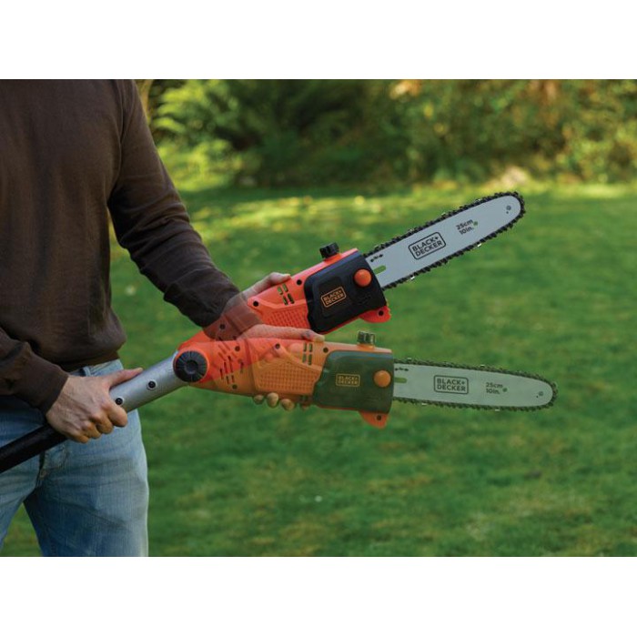 Высоторез телескопический Black+Decker PS7525-QS, 800 Вт, шина 25 см, штанга – 1.74-2.44 м
