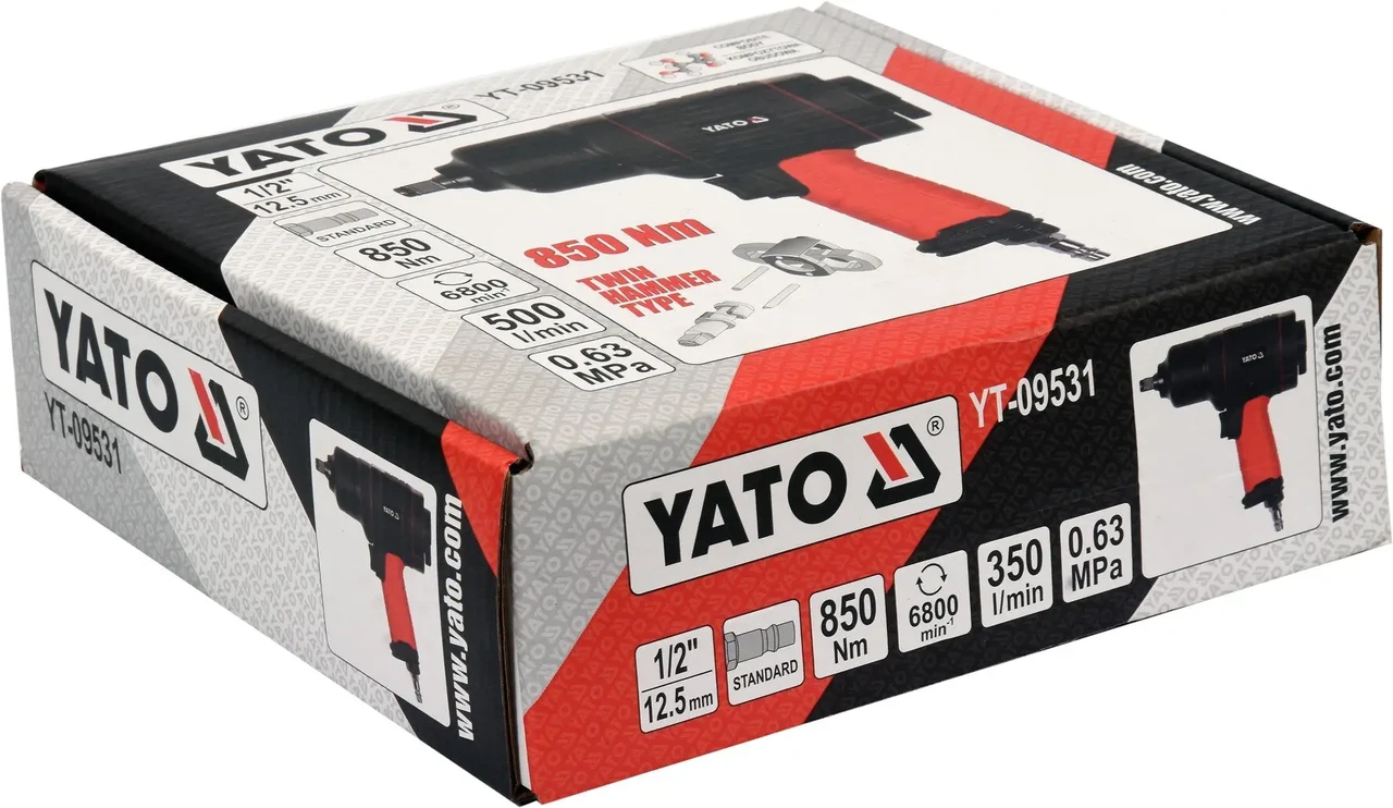 Гайковерт пневматичний ударний YATO YT-09531  1/2