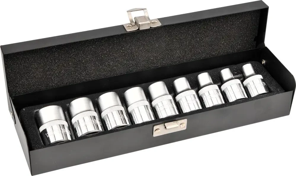 Набір головок торцевих YATO YT-0521, Torx Е10-Е24 9 предметів