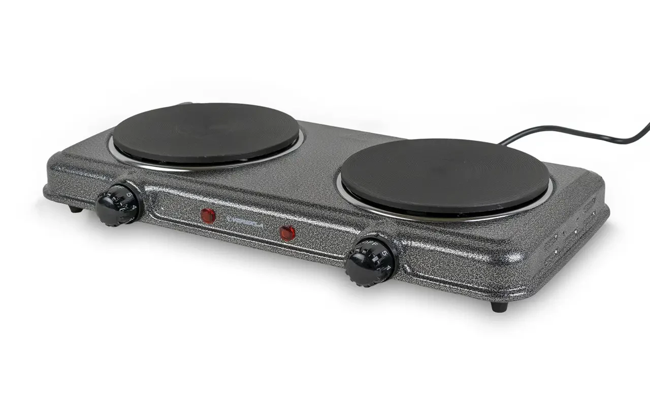 Портативна електрична плита VORSKLA ПМЗ 5704 (подвійна, круг)