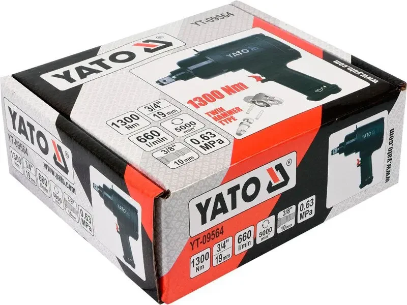 Гайковерт пневматичний ударний YATO YT-09564  3/4
