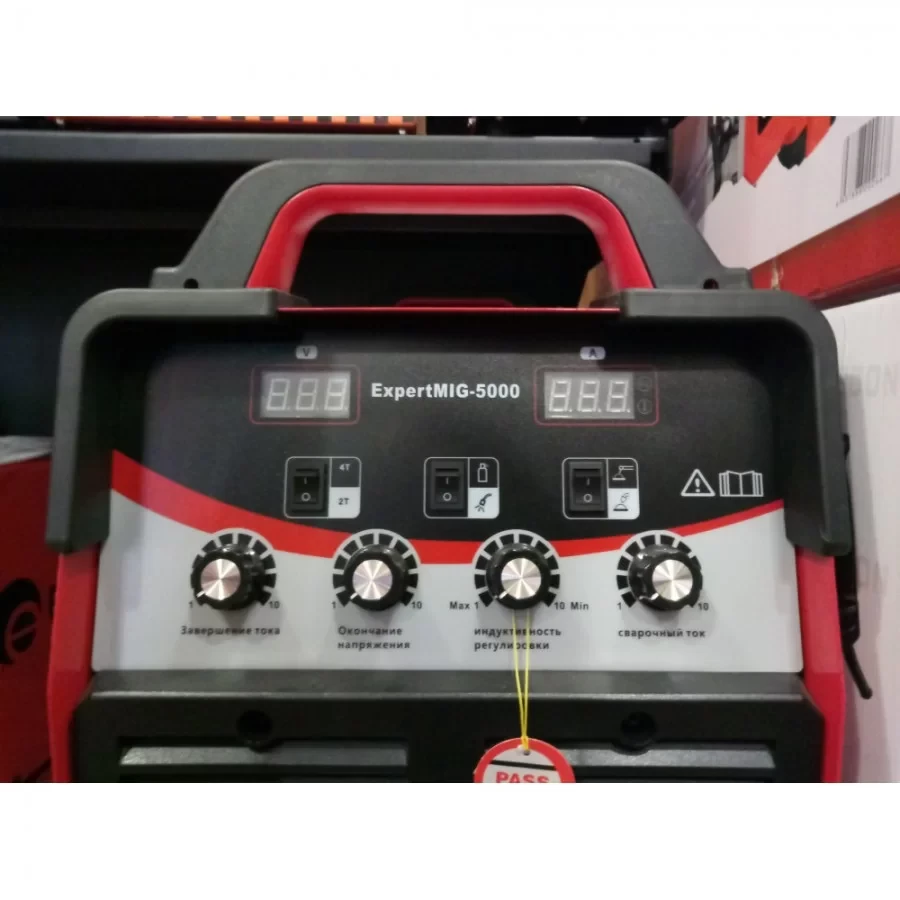 Професійний зварювальний напівавтомат Edon EXPERTMIG-5000Q, 380 В, зварювальний струм 500 А, діаметр пров. 1.2 мм