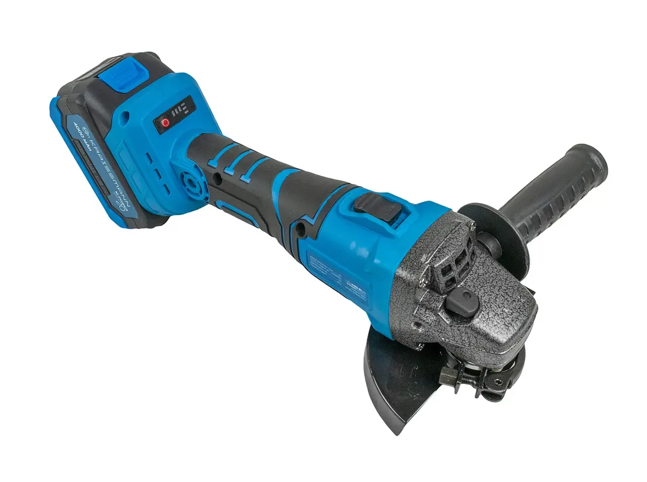 Акумуляторна кутова шліфмашина (болгарка) KRAISSMANN 1253 AWS-BL 20/2 MP (безщіткова, 2 АКБ 20В 4 Аг, кейс) Акумуляторна кутова шліфмашина (болгарка) KRAISSMANN 1253 AWS-BL 20/2 MP (безщіткова, 2 АКБ 20В 4 Аг, кейс)