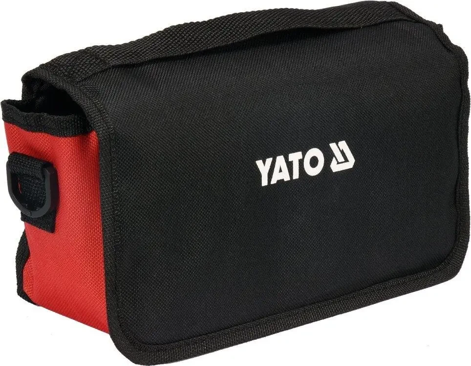 Нівелір лазерний лінійно-точковий стяжка YATO YT-30427, дальність - 20 м, точність- ±1.5 мм / 5 м