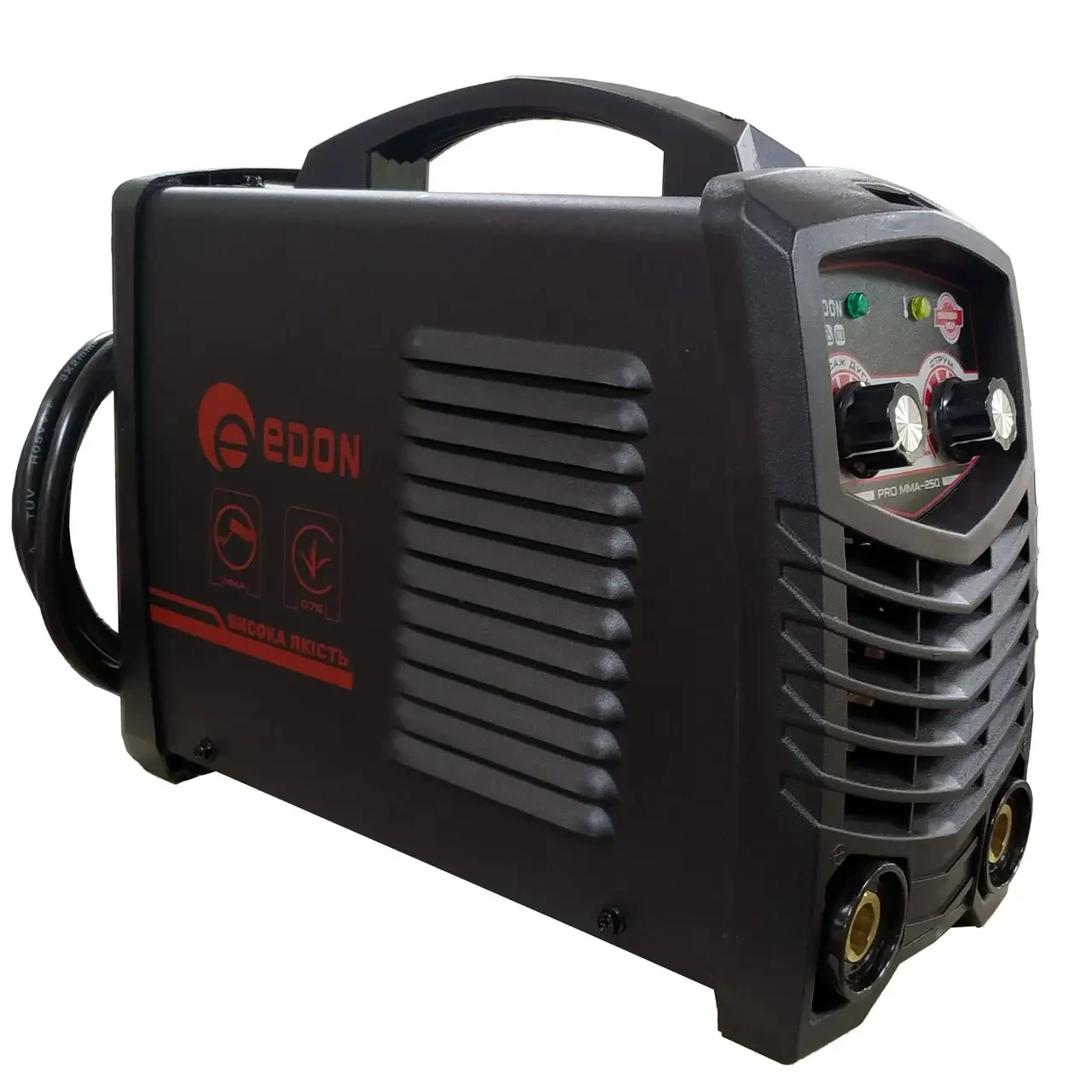 Зварювальний інвертор Edon PRO MMA-250, 220 В, 6.5 кВт, ККД 85 %, зварювальний струм 20-250 А, електроди 1.6-5.0 мм. Зварювальний інвертор Edon PRO MMA-250, 220 В, 6.5 кВт, ККД 85 %, зварювальний струм 20-250 А, електроди 1.6-5.0 мм.