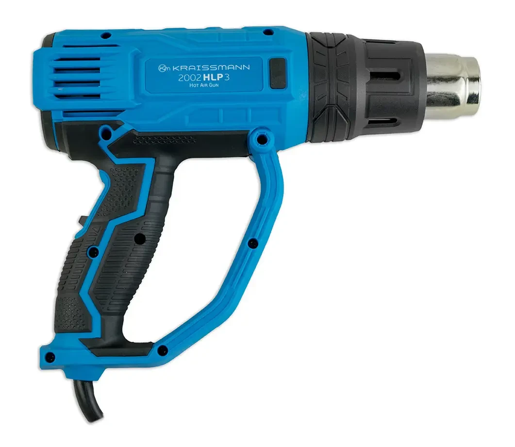 Фен будівельний KRAISSMANN 2002 HLP 3C (кейс, набір сопел та скребків) Фен будівельний KRAISSMANN 2002 HLP 3C (кейс, набір сопел та скребків)