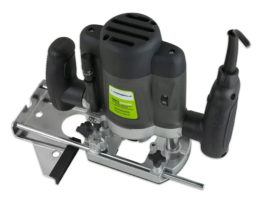 Фрезер електричний VORSKLA ПМЗ 1500К (1500 Вт, набір фрез, кейс)