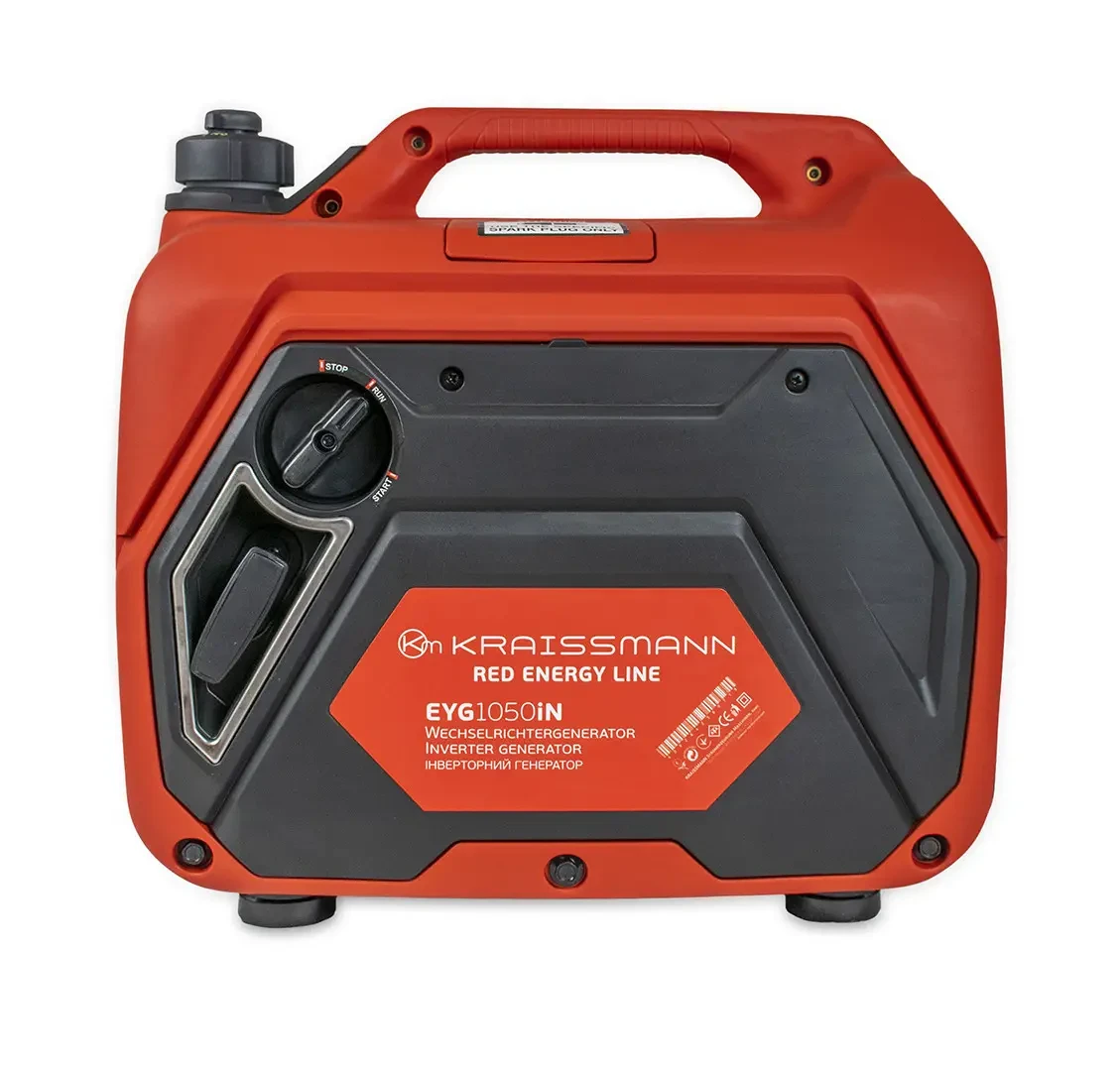 Инверторный бензиновый генератор KRAISSMANN EYG1050iN RED ENERGY LINE
