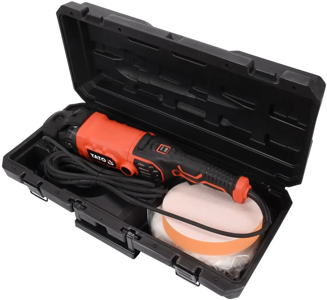 Полірувальна машина YATO YT-82196  1400 Вт Ø180 мм 600-3500 об/хв М14