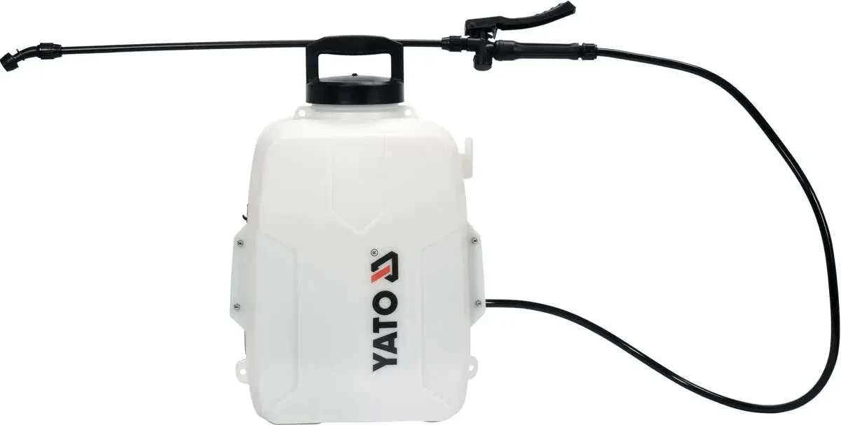 Обприскувач рюкзаковий акумуляторний YATO YT-86211: бачок-12 л, продуктивність-1,5 л/хв (БЕЗ АКУМУЛЯТОРА)