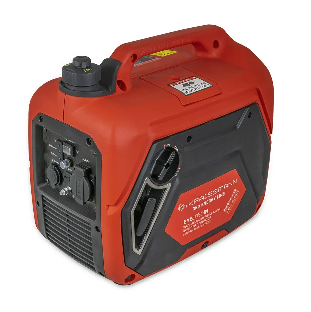 Інверторний бензиновий генератор KRAISSMANN EYG1050iN RED ENERGY LINE