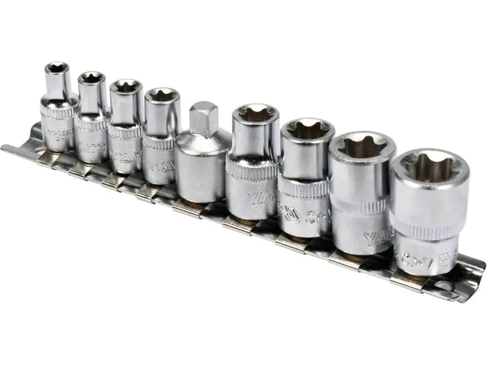 Набір головок торцевих YATO YATO YT-0520, Torx Е5-Е16 9 предметів