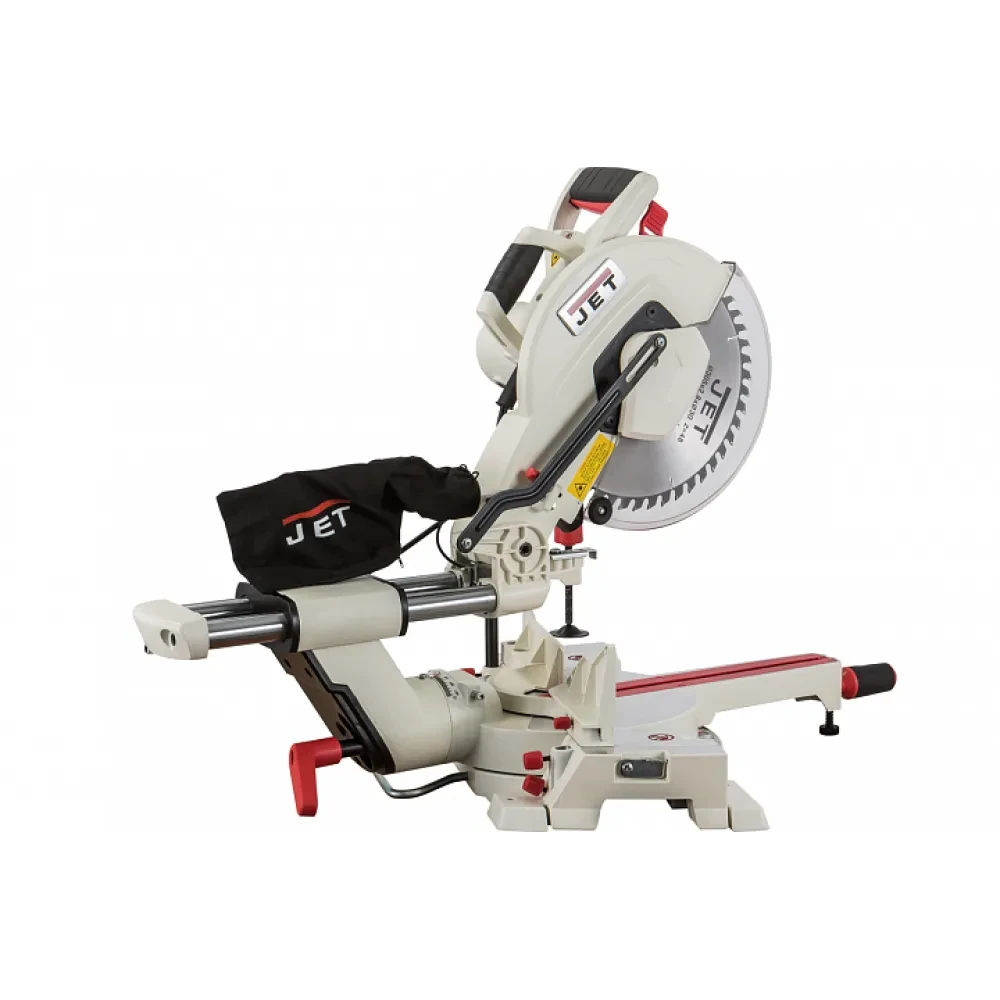 Пила торцьовальна з протяжкою JET JSMS-12L : 230 В, 1,8кВт. диск Ø=305/30 мм, нах.-45° глиб- 105/50 Пила торцьовальна з протяжкою JET JSMS-12L : 230 В, 1,8кВт. диск Ø=305/30 мм, нах.-45° глиб- 105/50