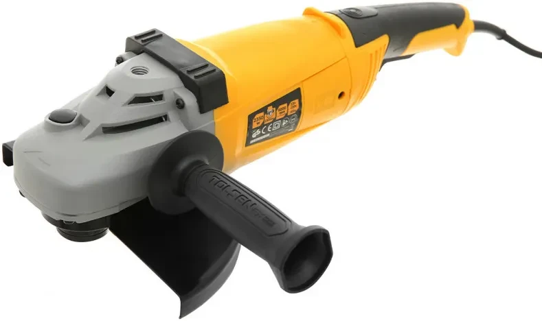Шліфмашина кутова (болгарка) Tolsen Е-230/2350, потужність 2350 Вт, поворотна рукоятка, диск 230 мм