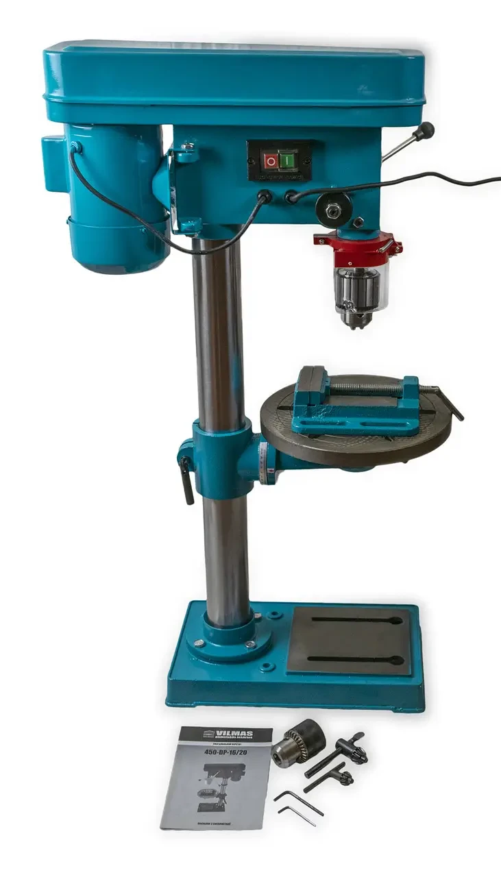 Свердлильний верстат VILMAS 450-DP-16/20 (450 Вт, патрони 16 та 20 мм)