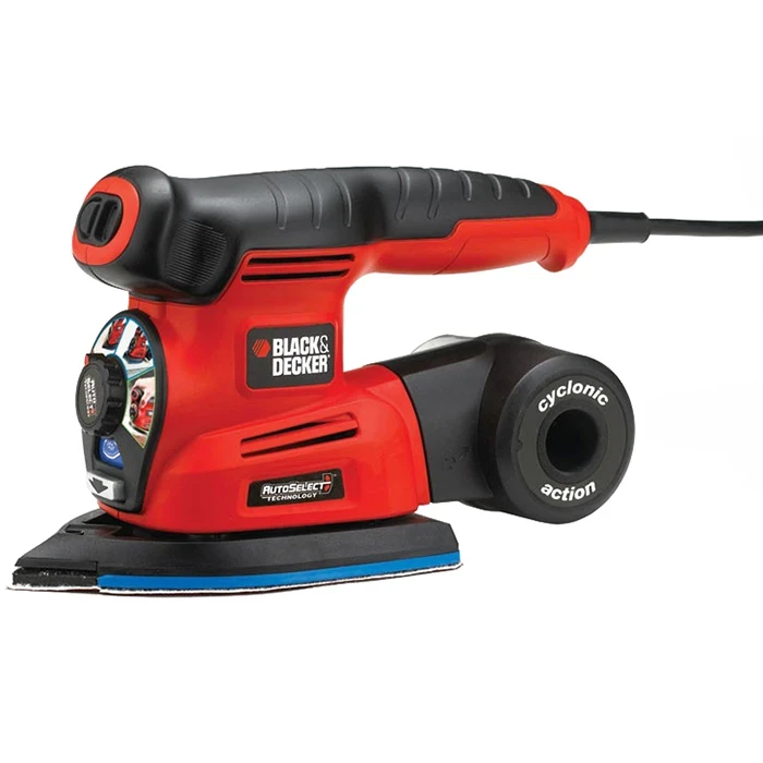 Вібраційна шліфувальна машина Black+Decker KA280K-QS, 220 Вт