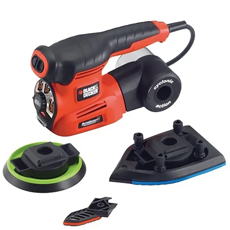 Вібраційна шліфувальна машина Black+Decker KA280K-QS, 220 Вт