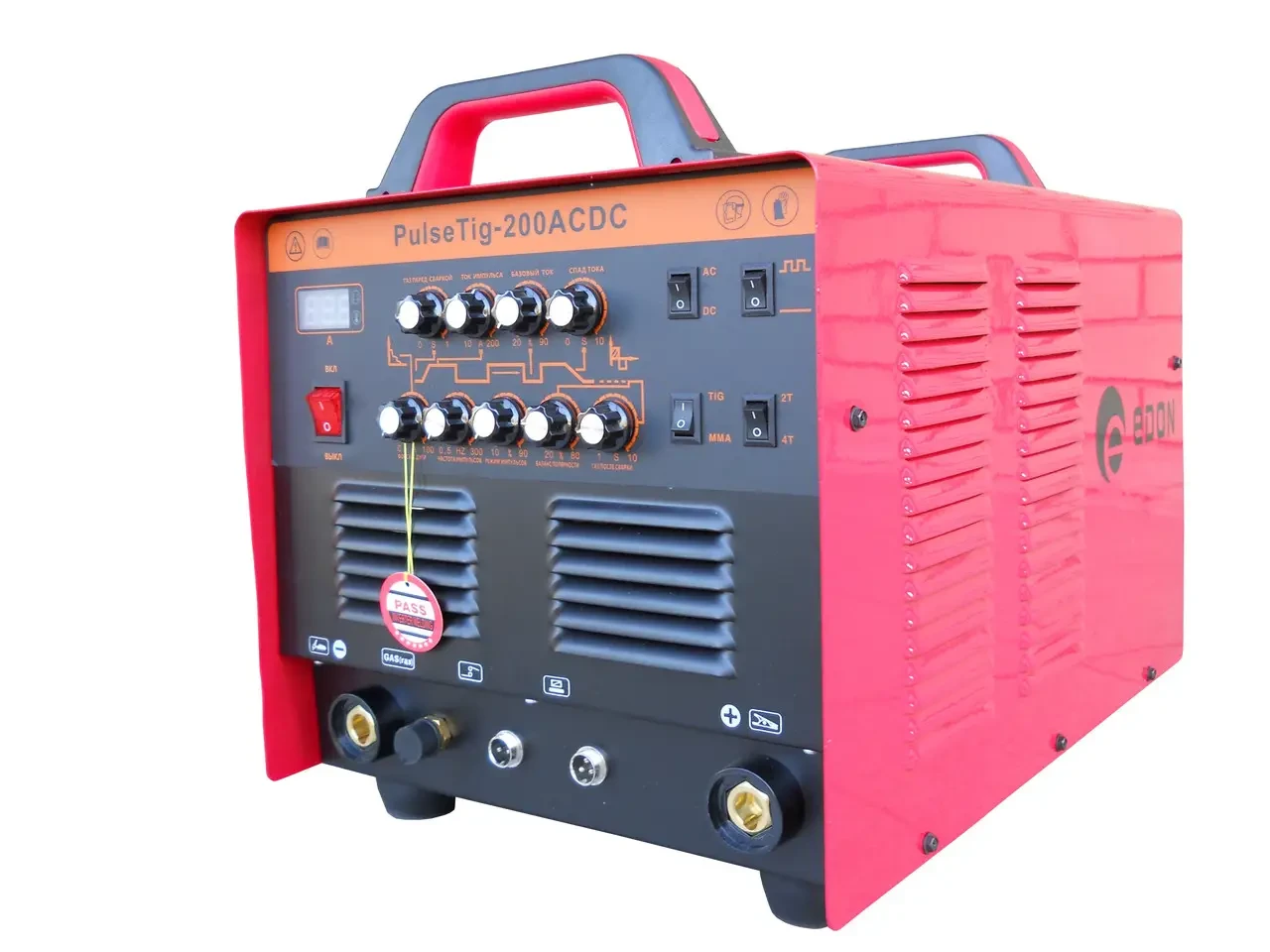 Аргонодуговий зварювальний апарат Edon PULSETIG-200 AC/DC, 220 В, 5.8 кВт, зварювальний струм 20-200 А