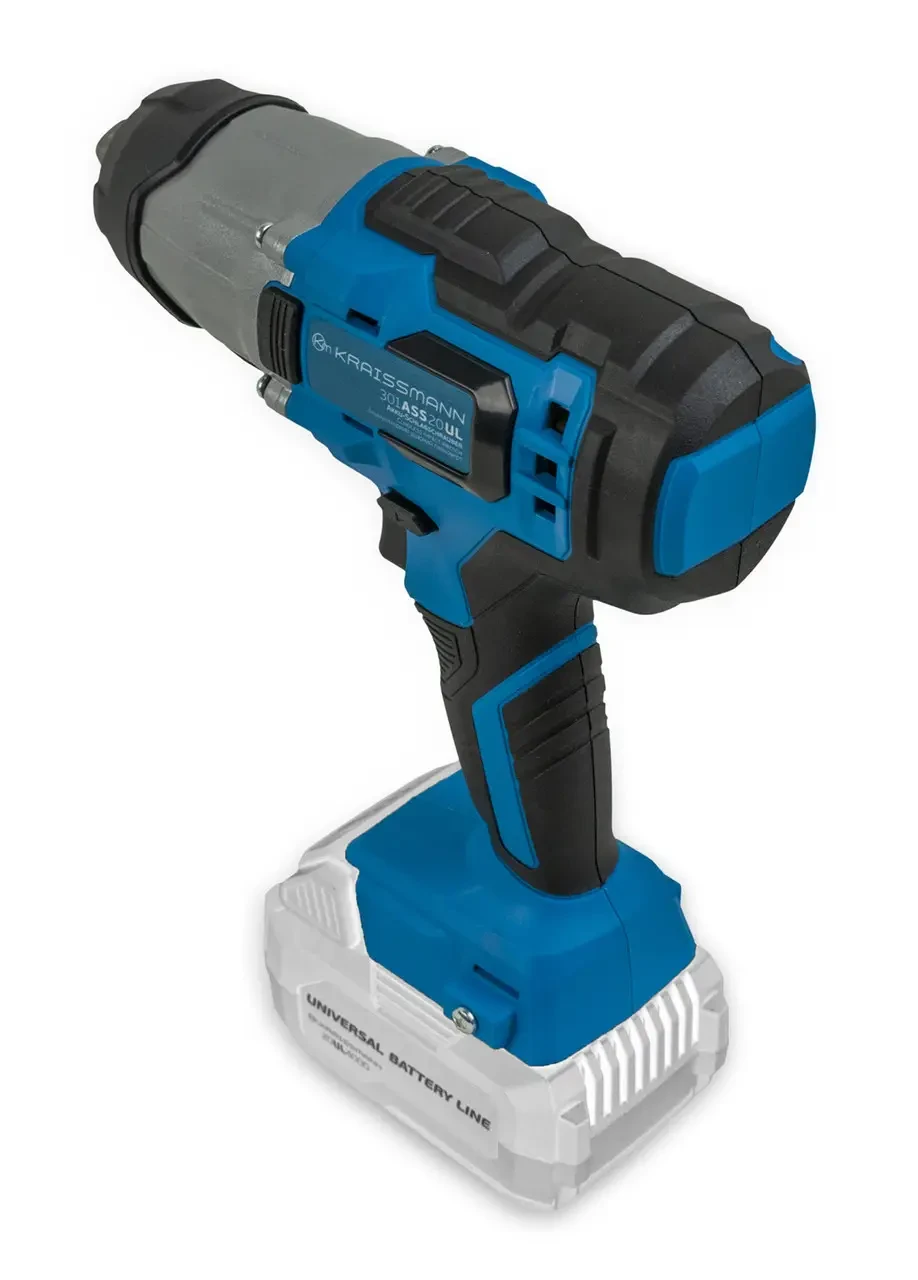 Гайковерт акумуляторний ударний  KRAISSMANN 301 ASS 20UL (без акумулятора та заряного пристрою) Гайковерт акумуляторний ударний  KRAISSMANN 301 ASS 20UL (без акумулятора та заряного пристрою)