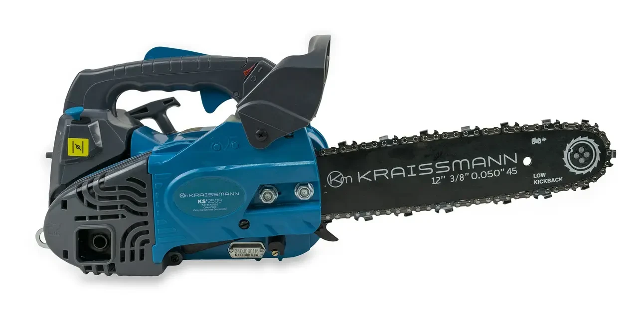 Пила ланцюгова бензинова (бензопила) KRAISSMANN KS'2509 (шина 305 мм, однорука)